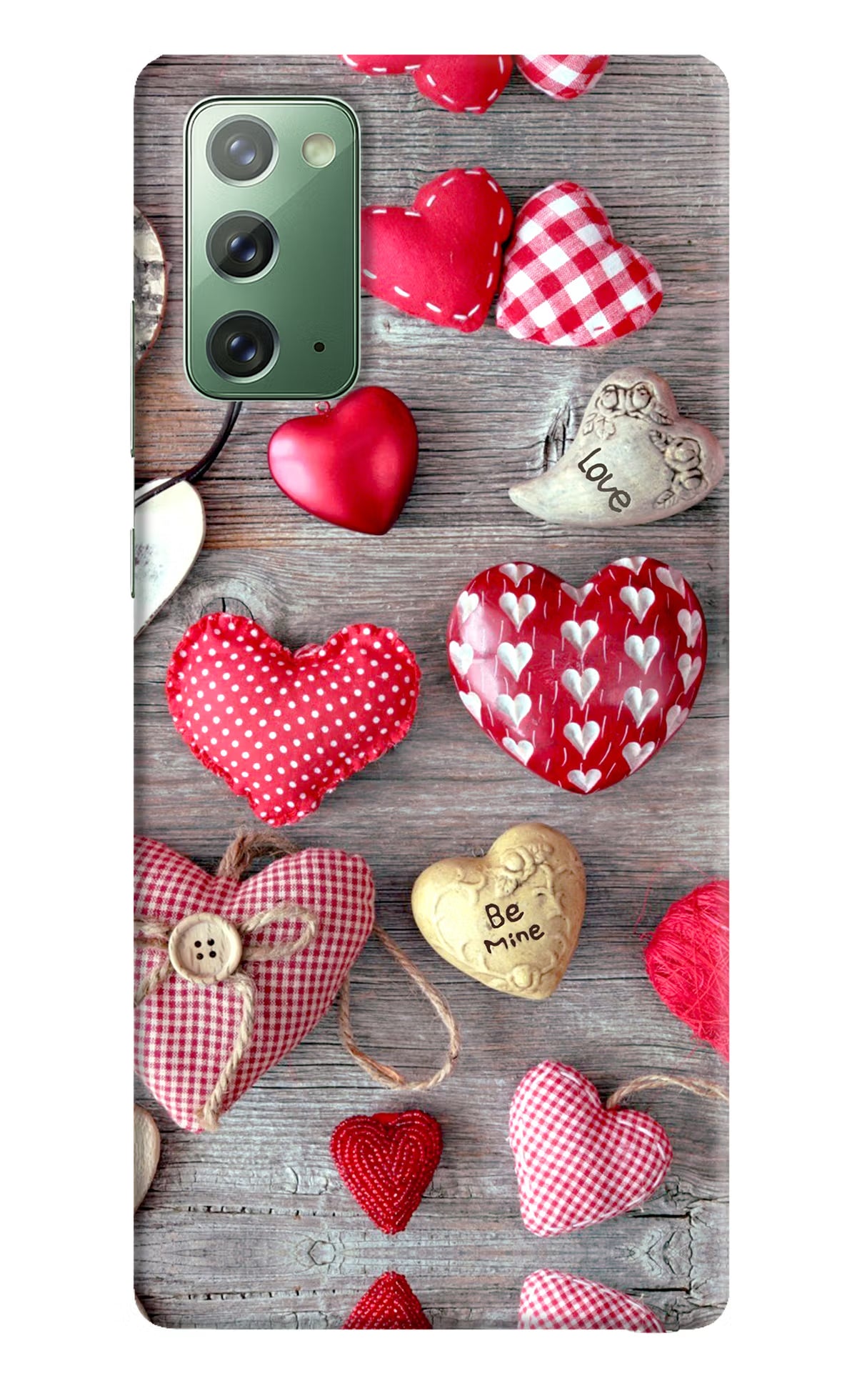 Love Wallpaper Samsung Note 20 Hard Case Back Cover by Casekaro