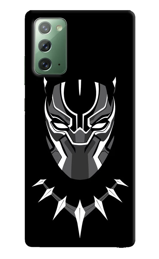 Black Panther Samsung Note 20 Hard Case Back Cover by Casekaro