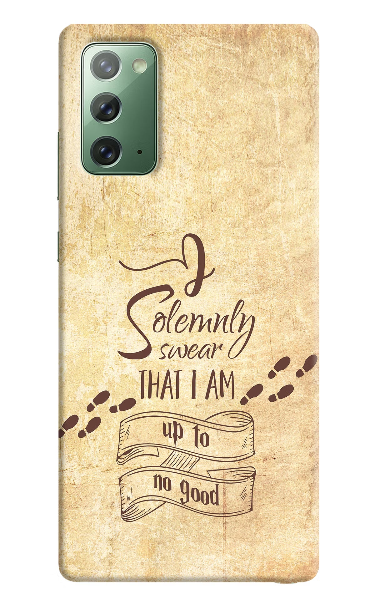 I Solemnly swear that i up to no good Samsung Note 20 Hard Case Back Cover by Casekaro