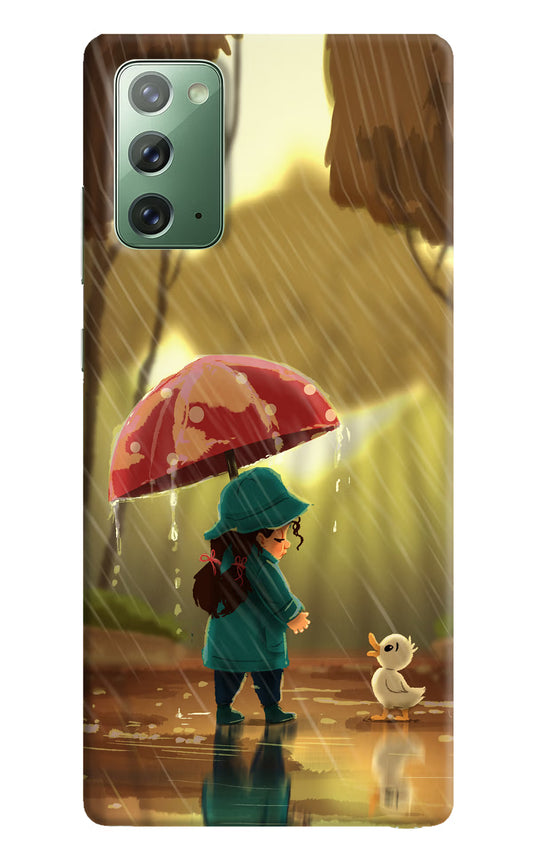 Rainy Day Samsung Note 20 Hard Case Back Cover by Casekaro