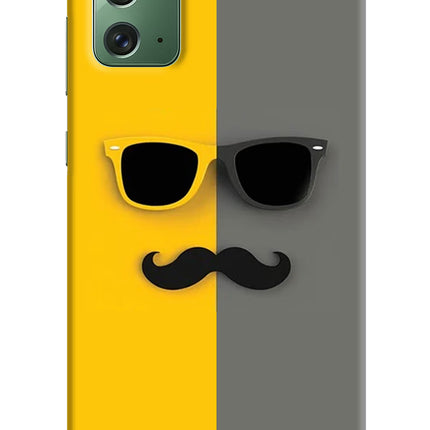 Sunglasses with Mustache Samsung Note 20 Hard Case Back Cover by Casekaro