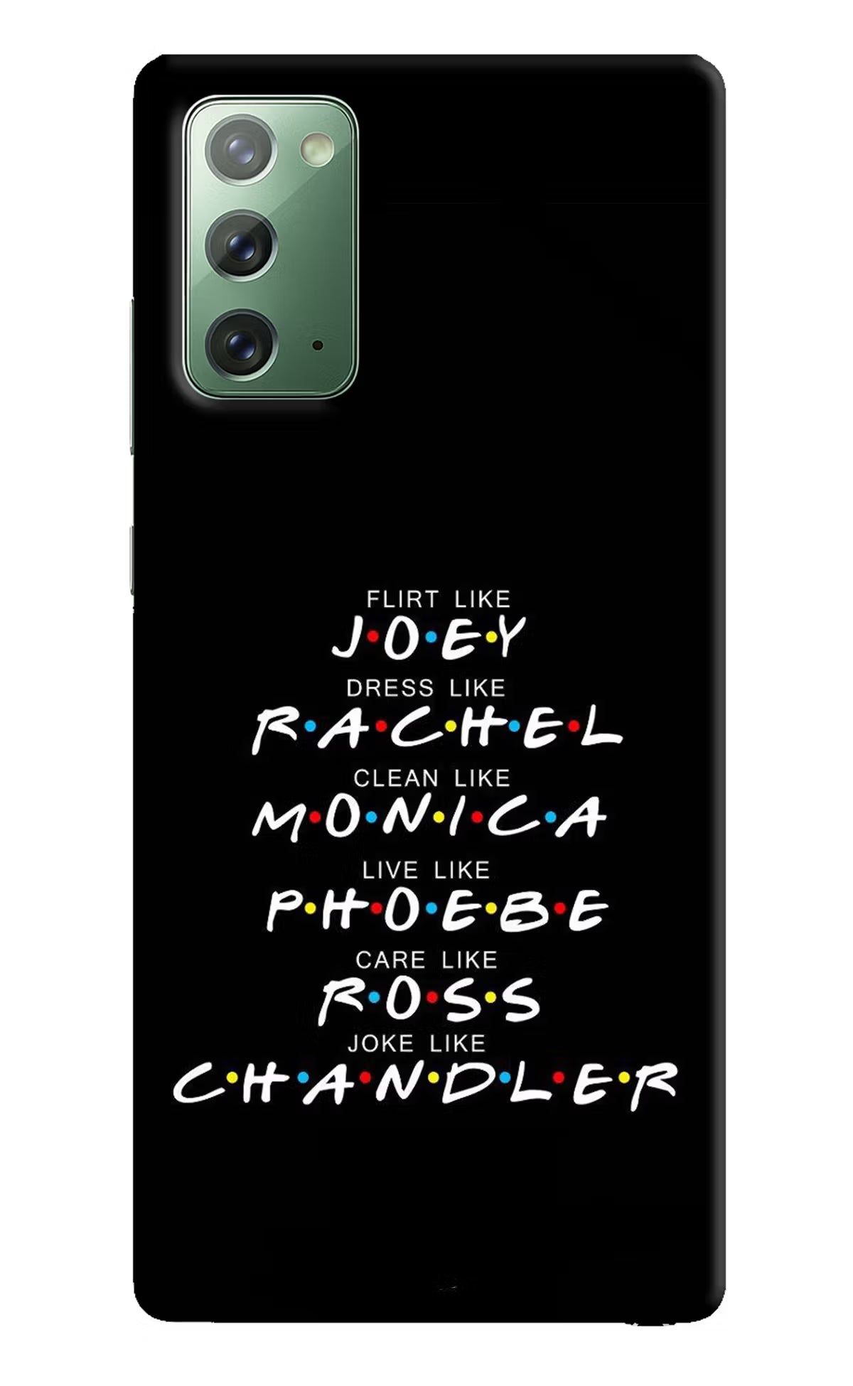 FRIENDS Character Samsung Note 20 Hard Case Back Cover by Casekaro