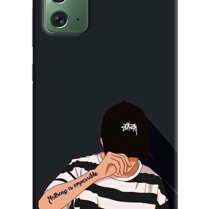 Aesthetic Boy Samsung Note 20 Hard Case Back Cover by Casekaro