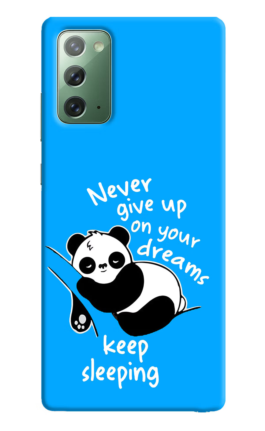 Keep Sleeping Samsung Note 20 Back Cover, Hard case