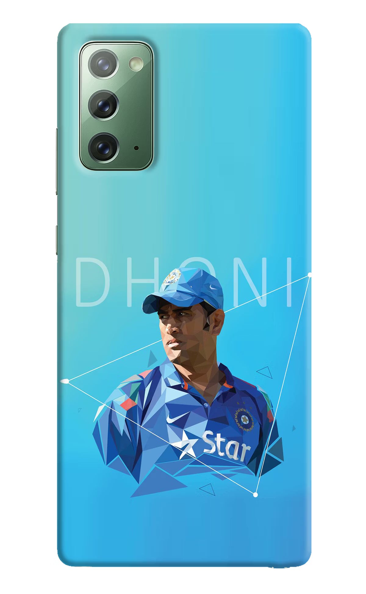 Dhoni Artwork Samsung Note 20 Hard Case Back Cover by Casekaro