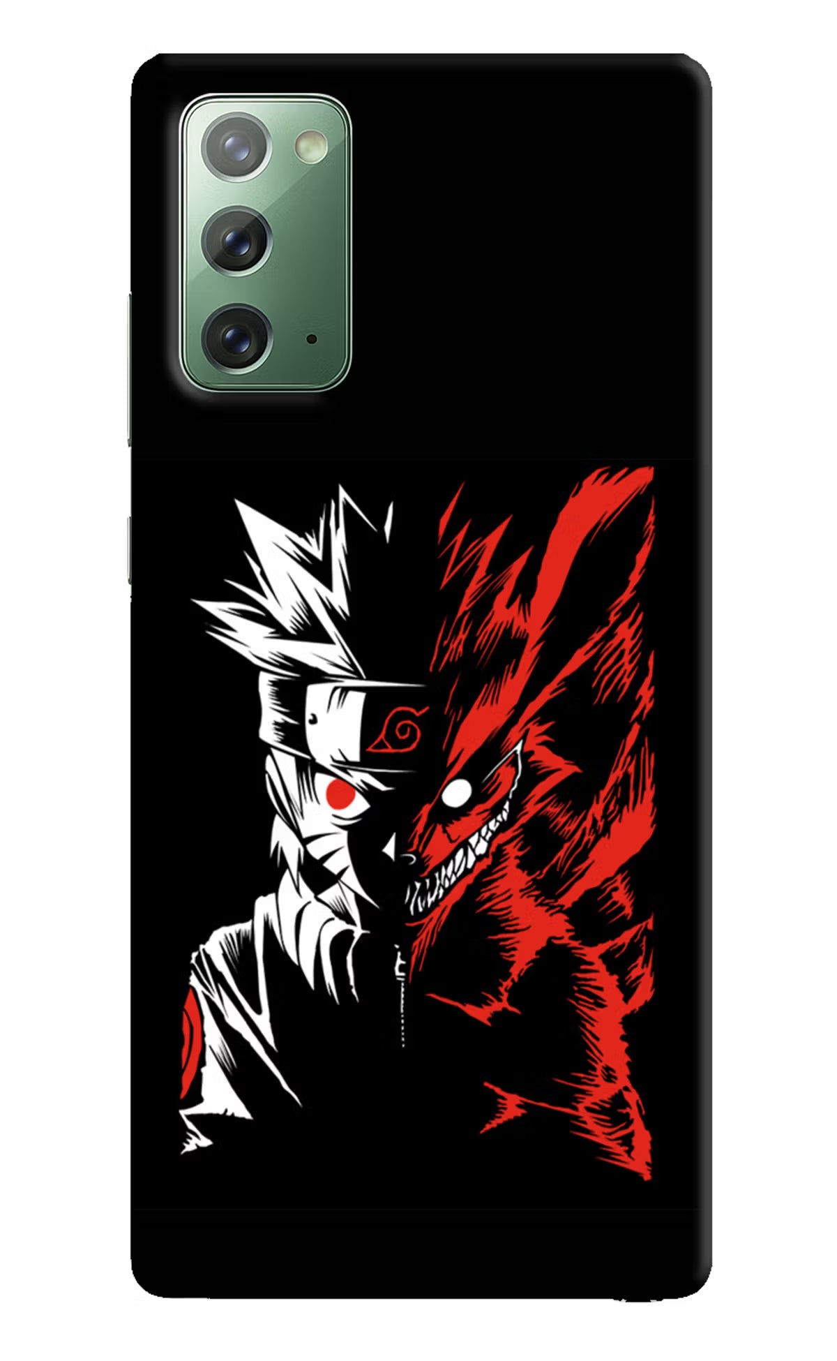 Naruto Two Face Samsung Note 20 Hard Case Back Cover by Casekaro