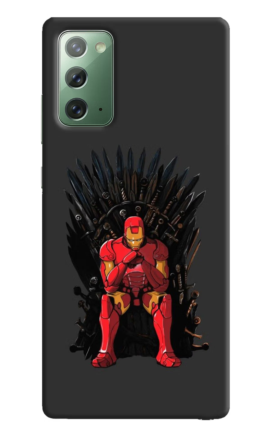 Ironman Throne Samsung Note 20 Back Cover, Hard case