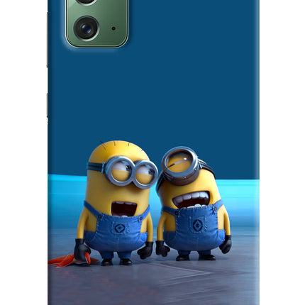 Minion Laughing Samsung Note 20 Hard Case Back Cover by Casekaro