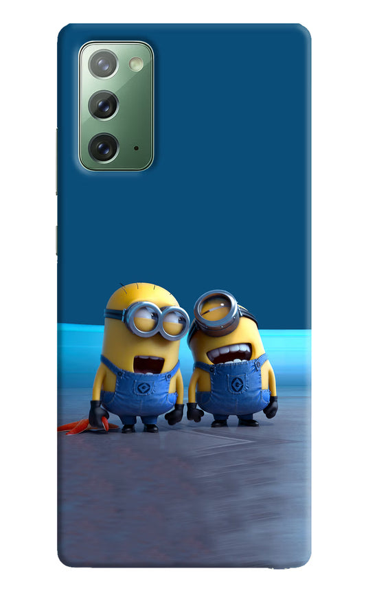 Minion Laughing Samsung Note 20 Hard Case Back Cover by Casekaro