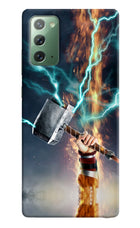 Thor Hammer Mjolnir Samsung Note 20 Hard Case Back Cover by Casekaro