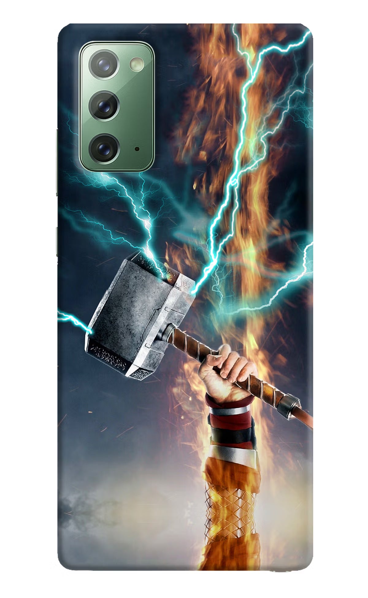 Thor Hammer Mjolnir Samsung Note 20 Hard Case Back Cover by Casekaro