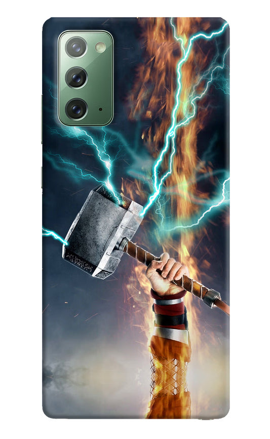 Thor Hammer Mjolnir Samsung Note 20 Hard Case Back Cover by Casekaro
