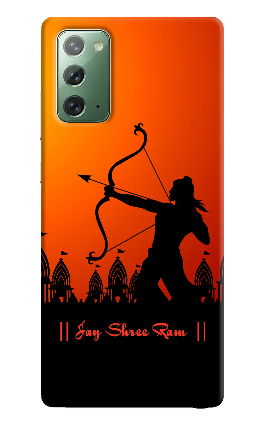 Lord Ram - 4 Samsung Note 20 Back Cover, Hard case