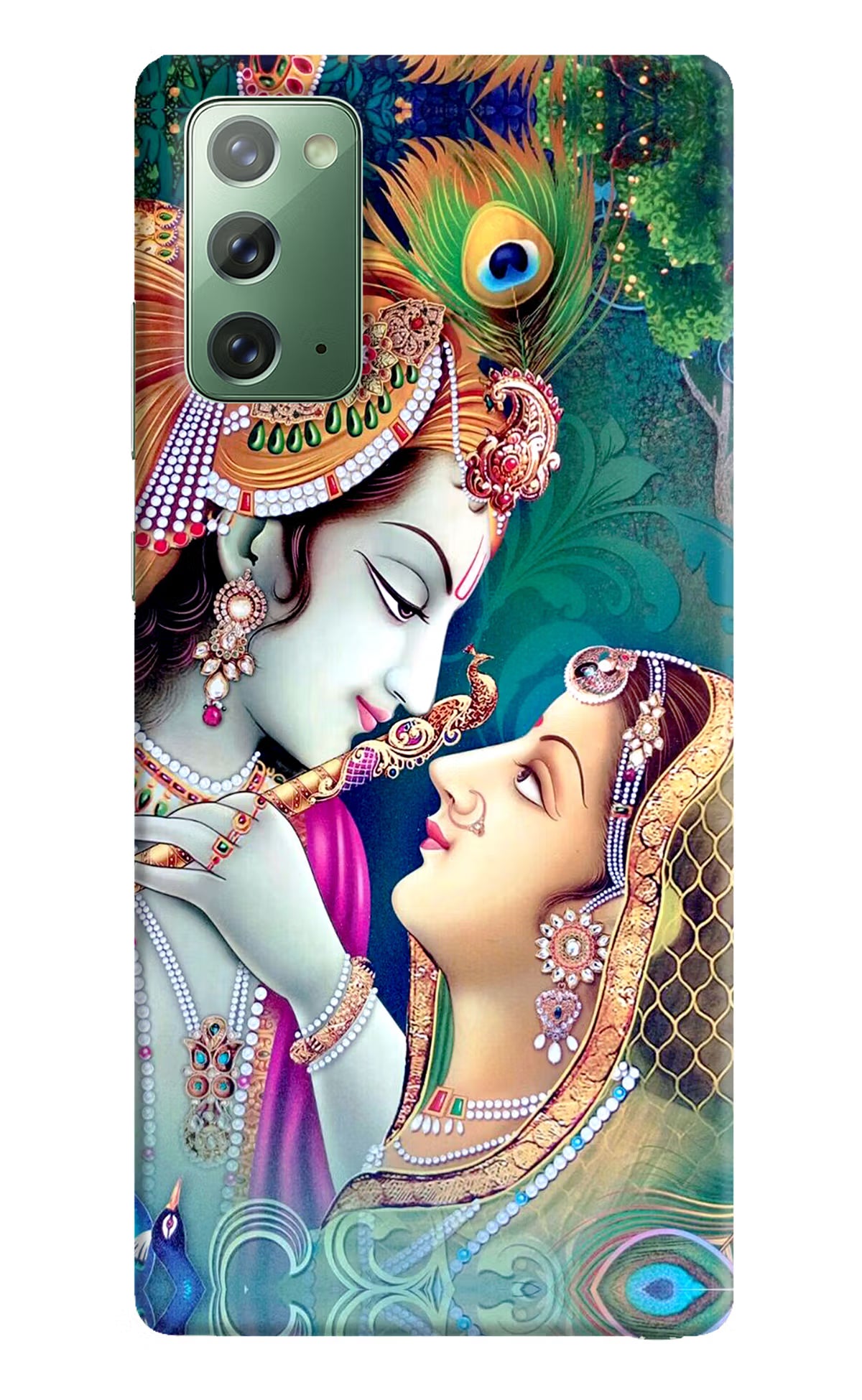 Lord Radha Krishna Samsung Note 20 Hard Case Back Cover by Casekaro