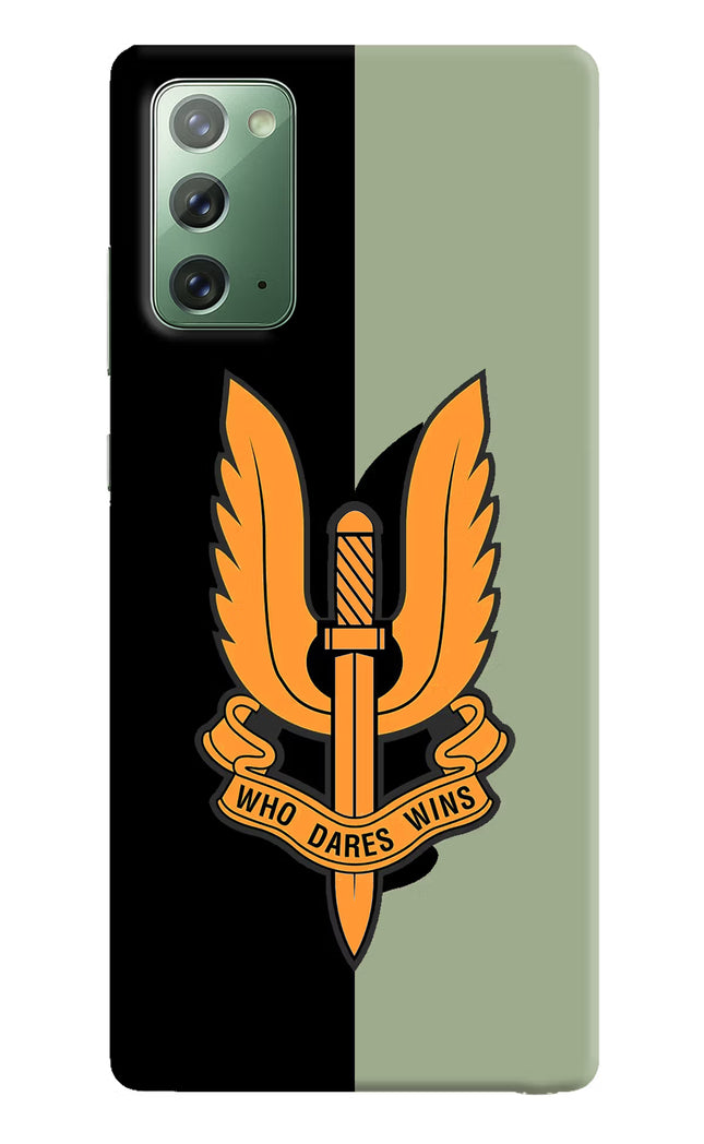 Balidan Logo Samsung Note 20 Hard Case Back Cover by Casekaro