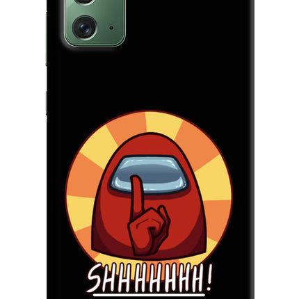 Among Us Shhh! Samsung Note 20 Hard Case Back Cover by Casekaro