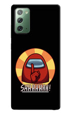 Among Us Shhh! Samsung Note 20 Hard Case Back Cover by Casekaro