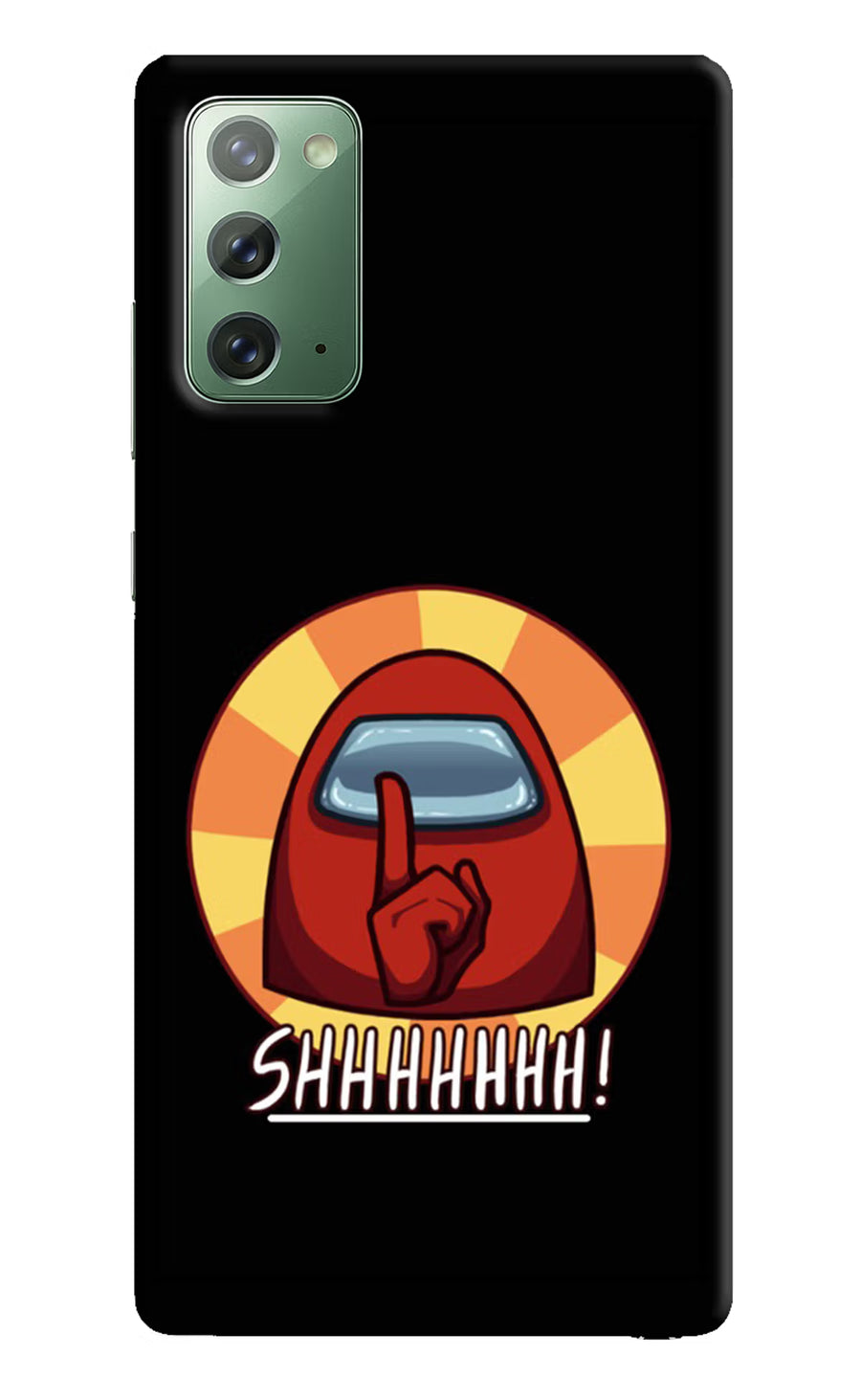 Among Us Shhh! Samsung Note 20 Back Cover, Hard case