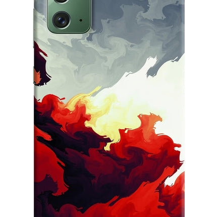 Fire Cloud Samsung Note 20 Hard Case Back Cover by Casekaro