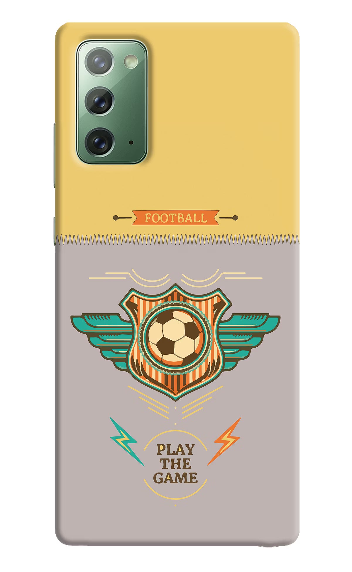 Football Samsung Note 20 Hard Case Back Cover by Casekaro