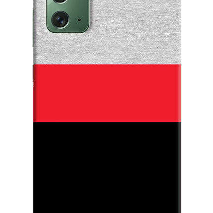Tri Color Pattern Samsung Note 20 Hard Case Back Cover by Casekaro