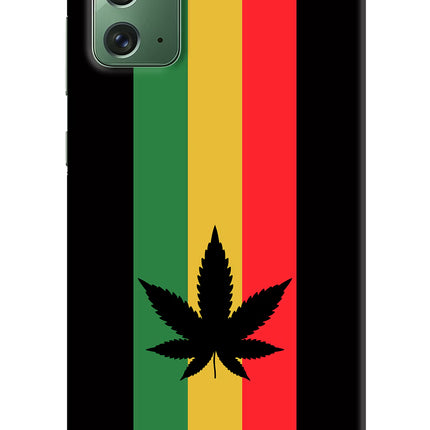 Weed Flag Samsung Note 20 Hard Case Back Cover by Casekaro