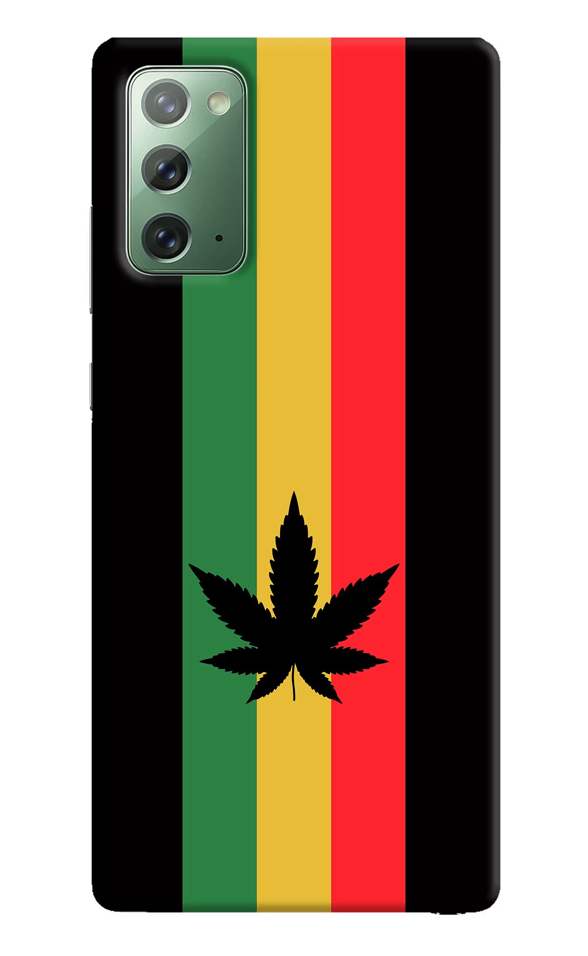 Weed Flag Samsung Note 20 Hard Case Back Cover by Casekaro