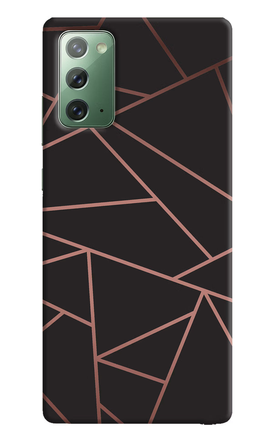 Geometric Pattern Samsung Note 20 Back Cover, Hard case