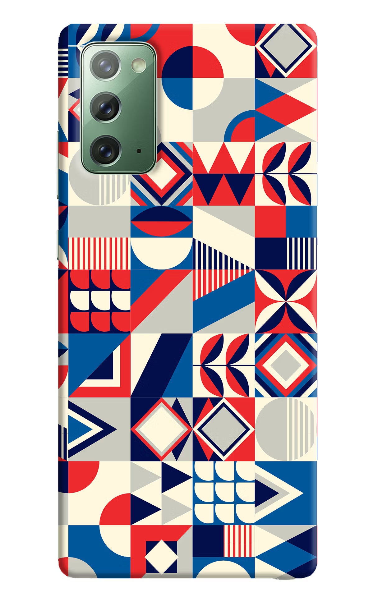 Colorful Pattern Samsung Note 20 Hard Case Back Cover by Casekaro