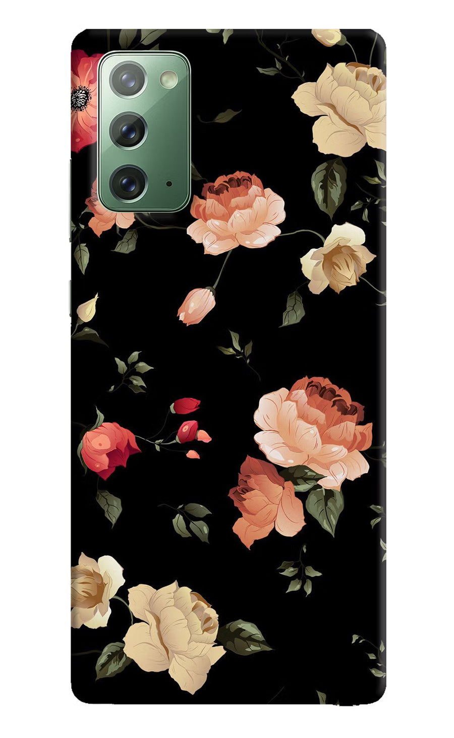 Flowers Samsung Note 20 Back Cover, Hard case
