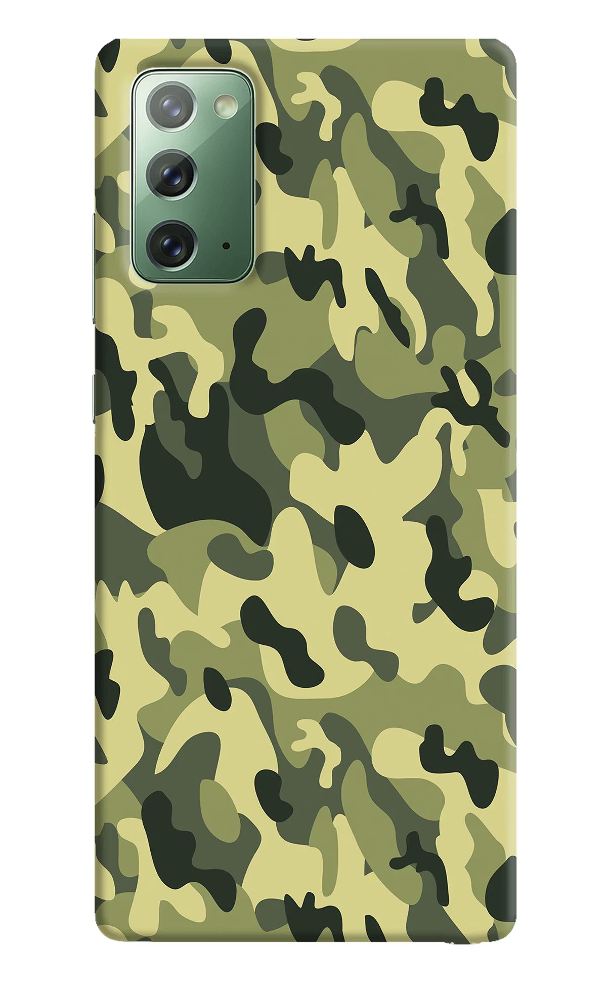 Camouflage Samsung Note 20 Hard Case Back Cover by Casekaro