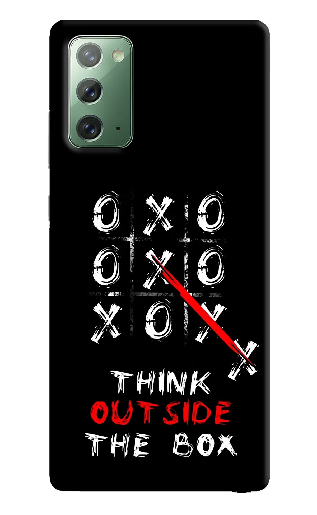 Think out of the BOX Samsung Note 20 Hard Case Back Cover by Casekaro