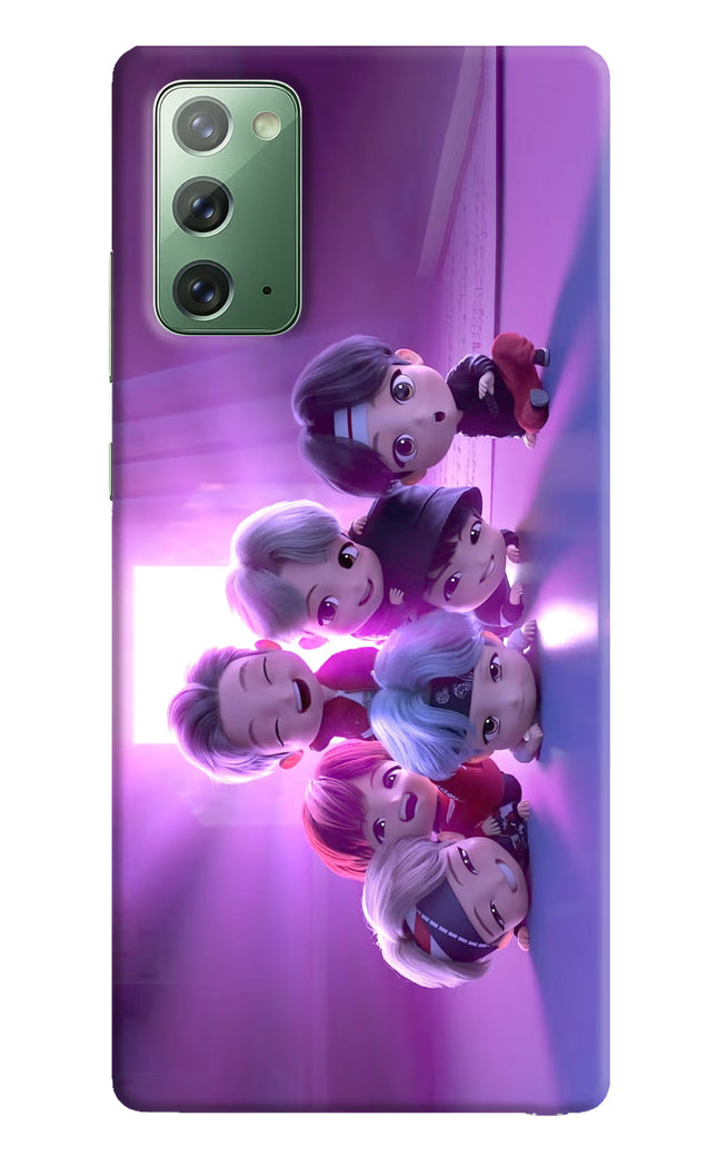 BTS Chibi Samsung Note 20 Hard Case Back Cover by Casekaro