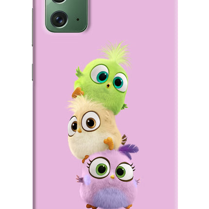Cute Little Birds Samsung Note 20 Hard Case Back Cover by Casekaro
