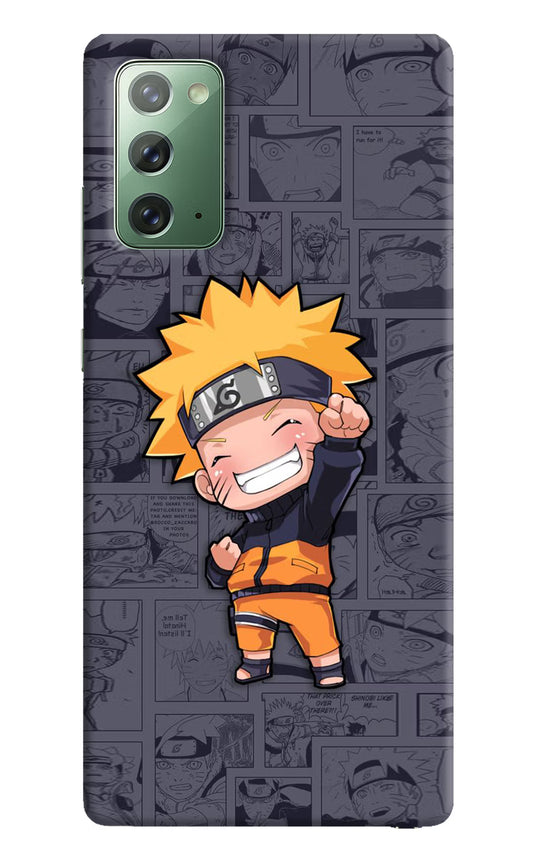 Chota Naruto Samsung Note 20 Hard Case Back Cover by Casekaro