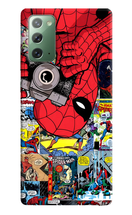 Spider Man Samsung Note 20 Hard Case Back Cover by Casekaro
