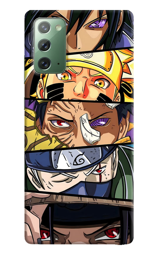 Naruto Character Samsung Note 20 Hard Case Back Cover by Casekaro
