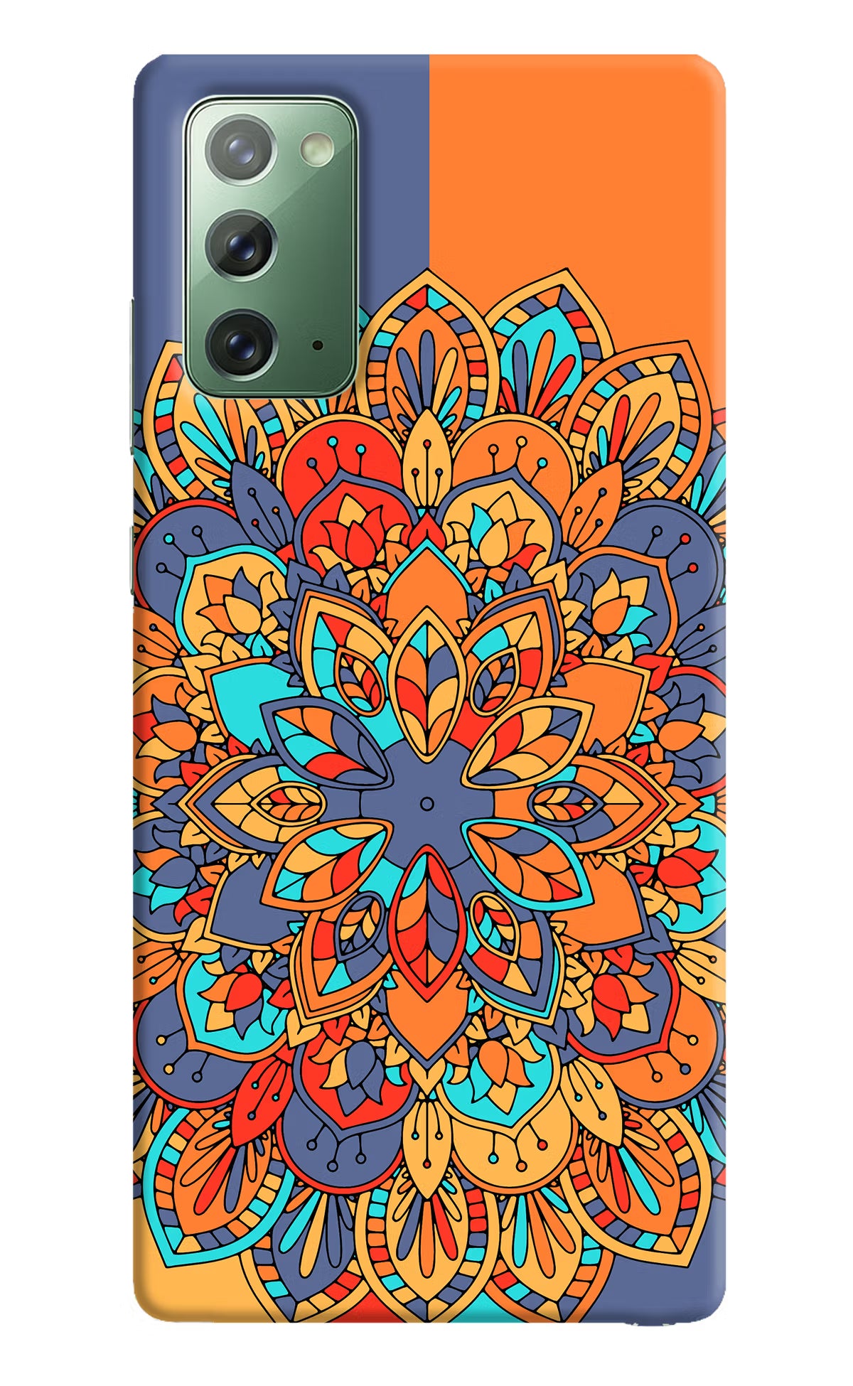 Color Mandala Samsung Note 20 Hard Case Back Cover by Casekaro