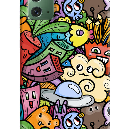Veggie Doodle Samsung Note 20 Hard Case Back Cover by Casekaro