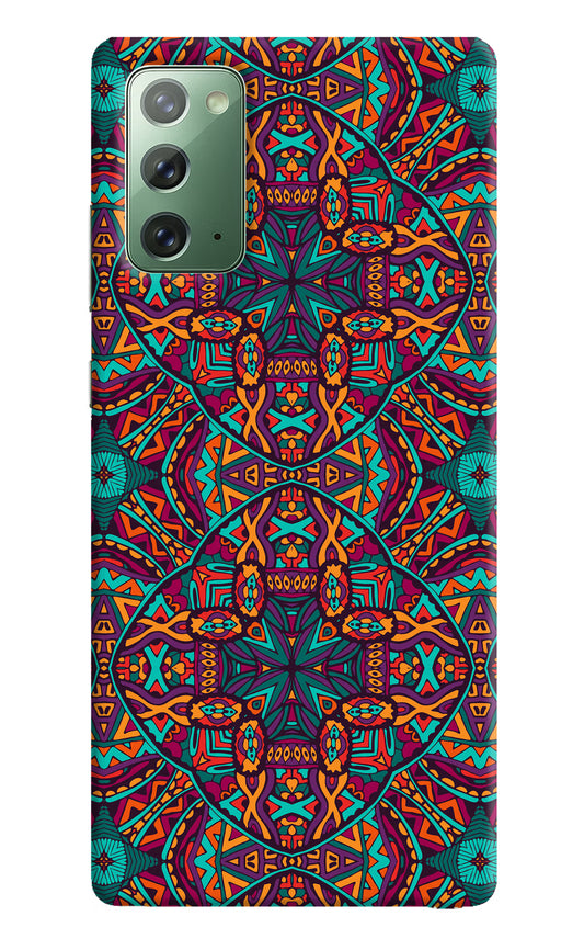 Colour Mandala Samsung Note 20 Hard Case Back Cover by Casekaro