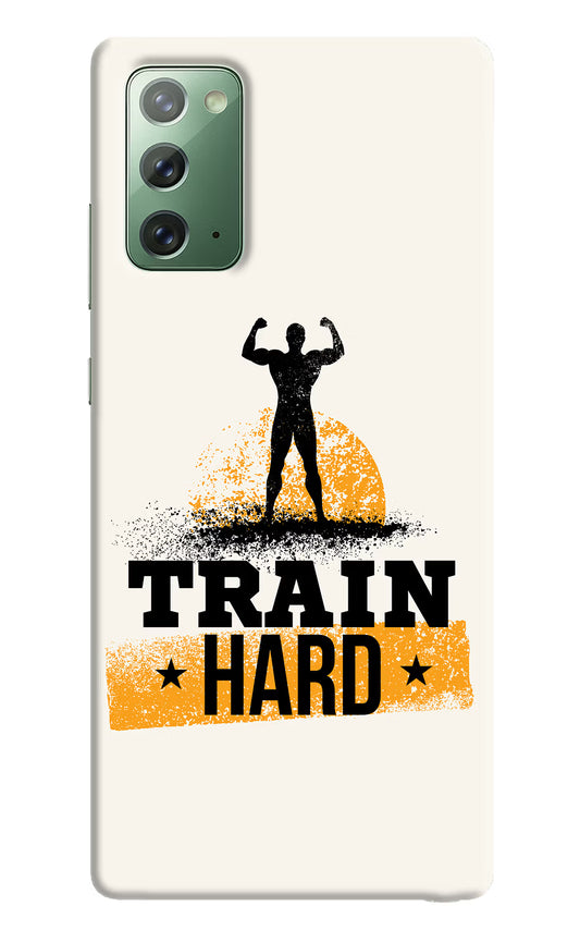 Train Hard Samsung Note 20 Hard Case Back Cover by Casekaro
