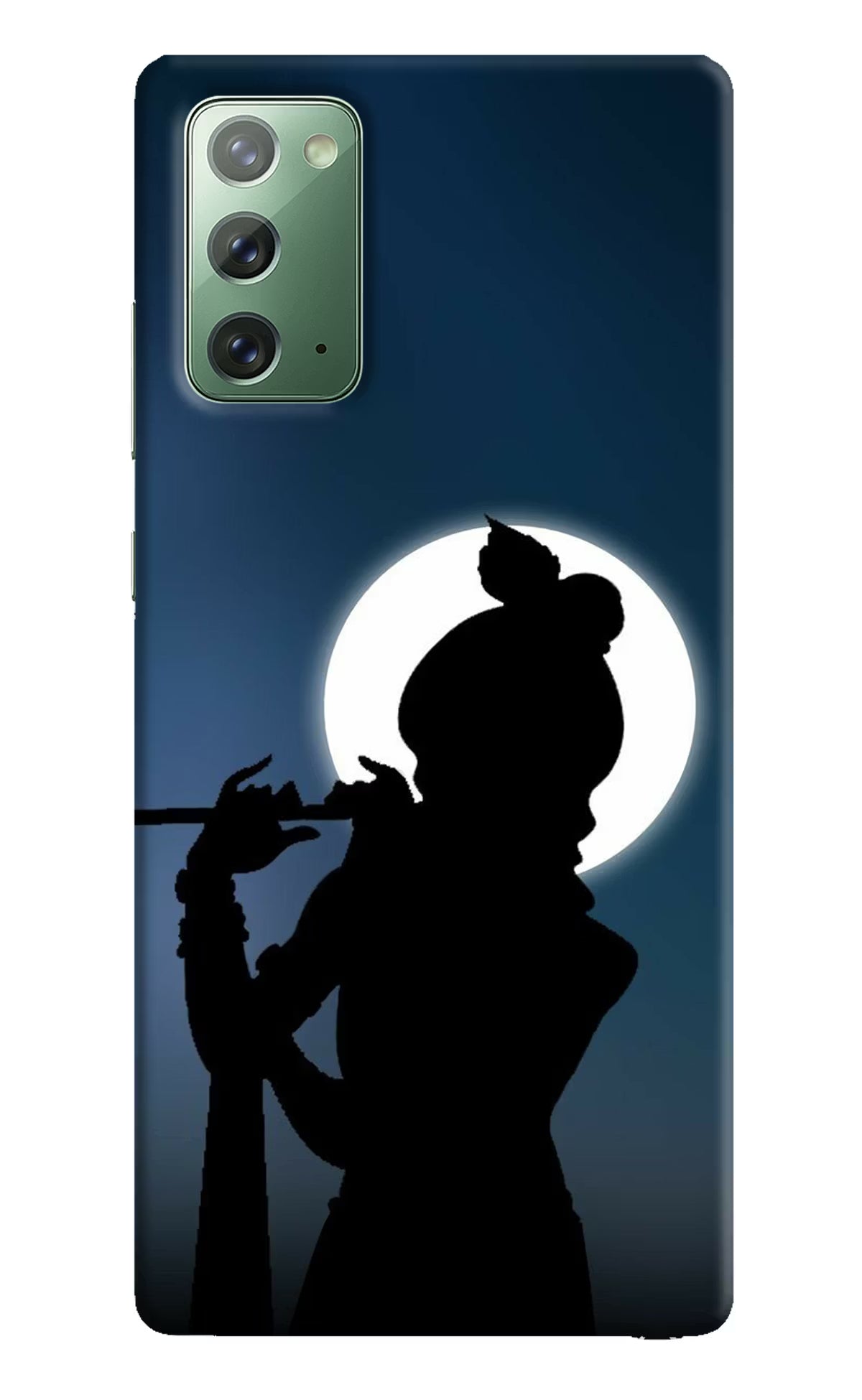 Shri Krishna Silhouette Samsung Note 20 Hard Case Back Cover by Casekaro