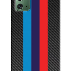 BMW Stripes Pattern Samsung Note 20 Hard Case Back Cover by Casekaro