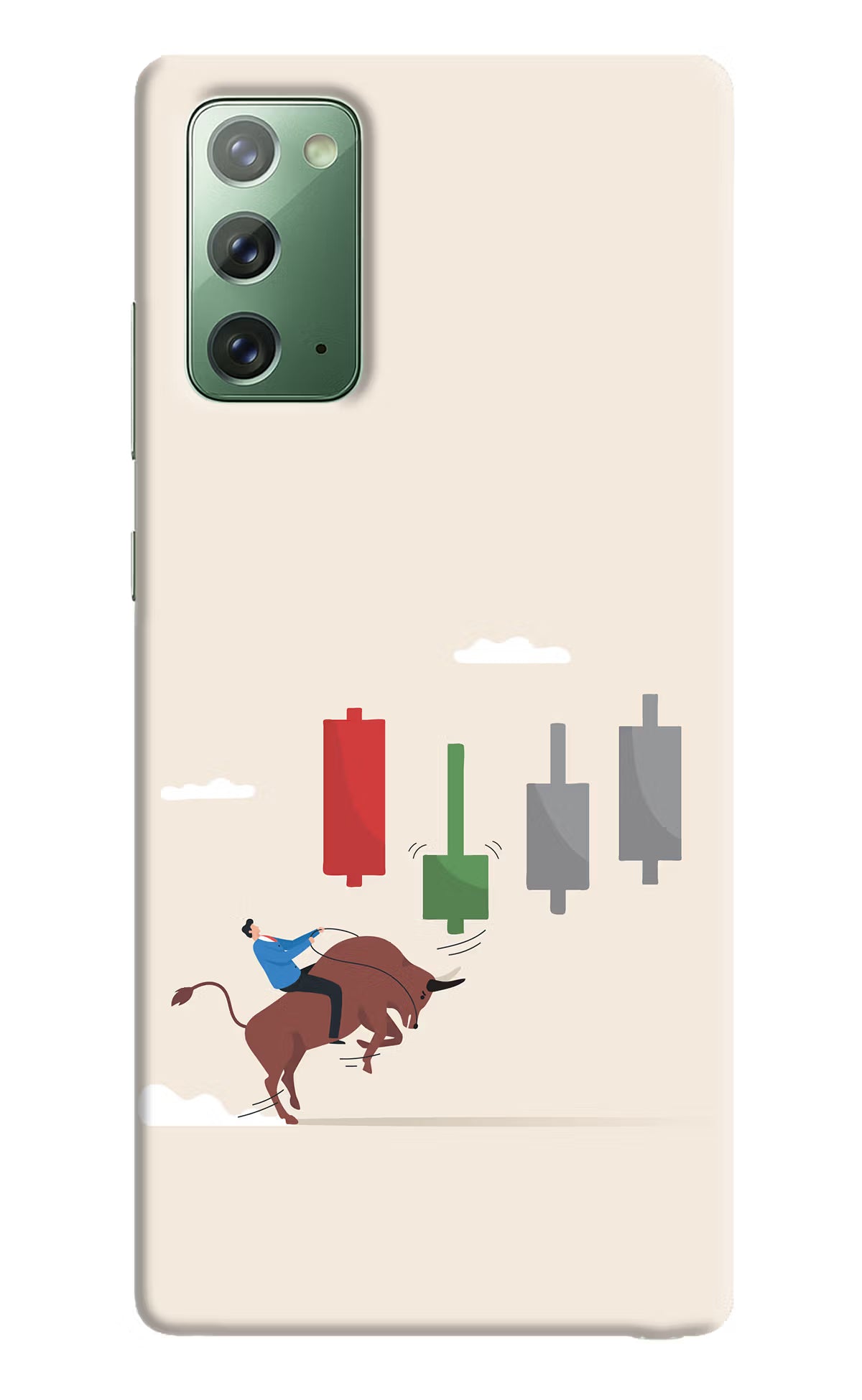 Bull Trading Momentum Samsung Note 20 Hard Case Back Cover by Casekaro