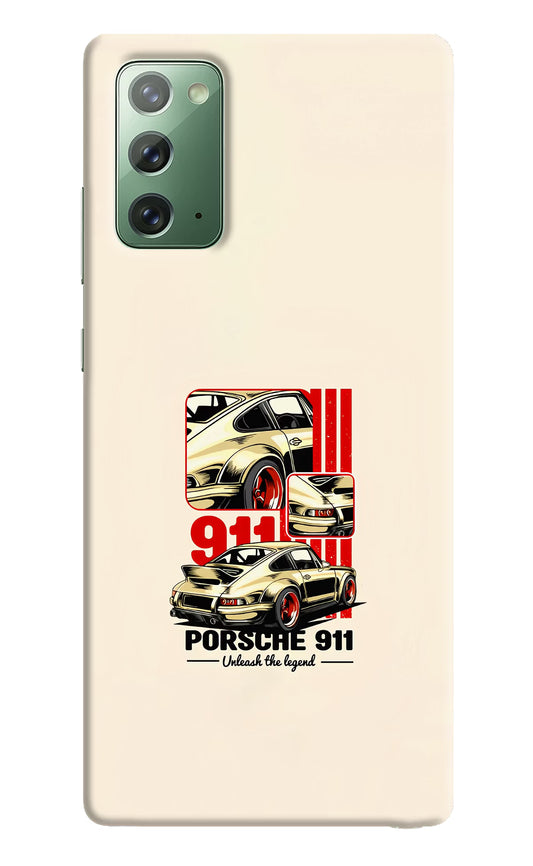 Classic Porsche 911 Samsung Note 20 Hard Case Back Cover by Casekaro