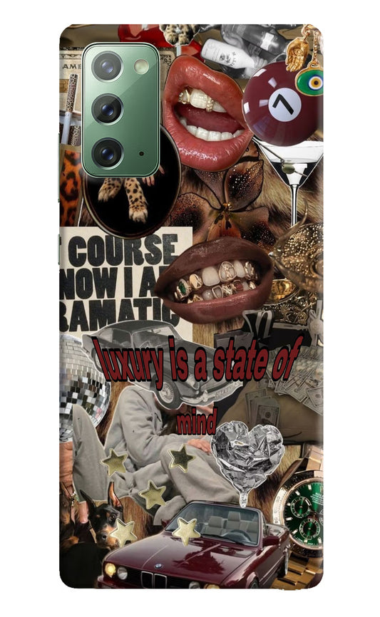 Luxury Samsung Note 20 Hard Case Back Cover by Casekaro