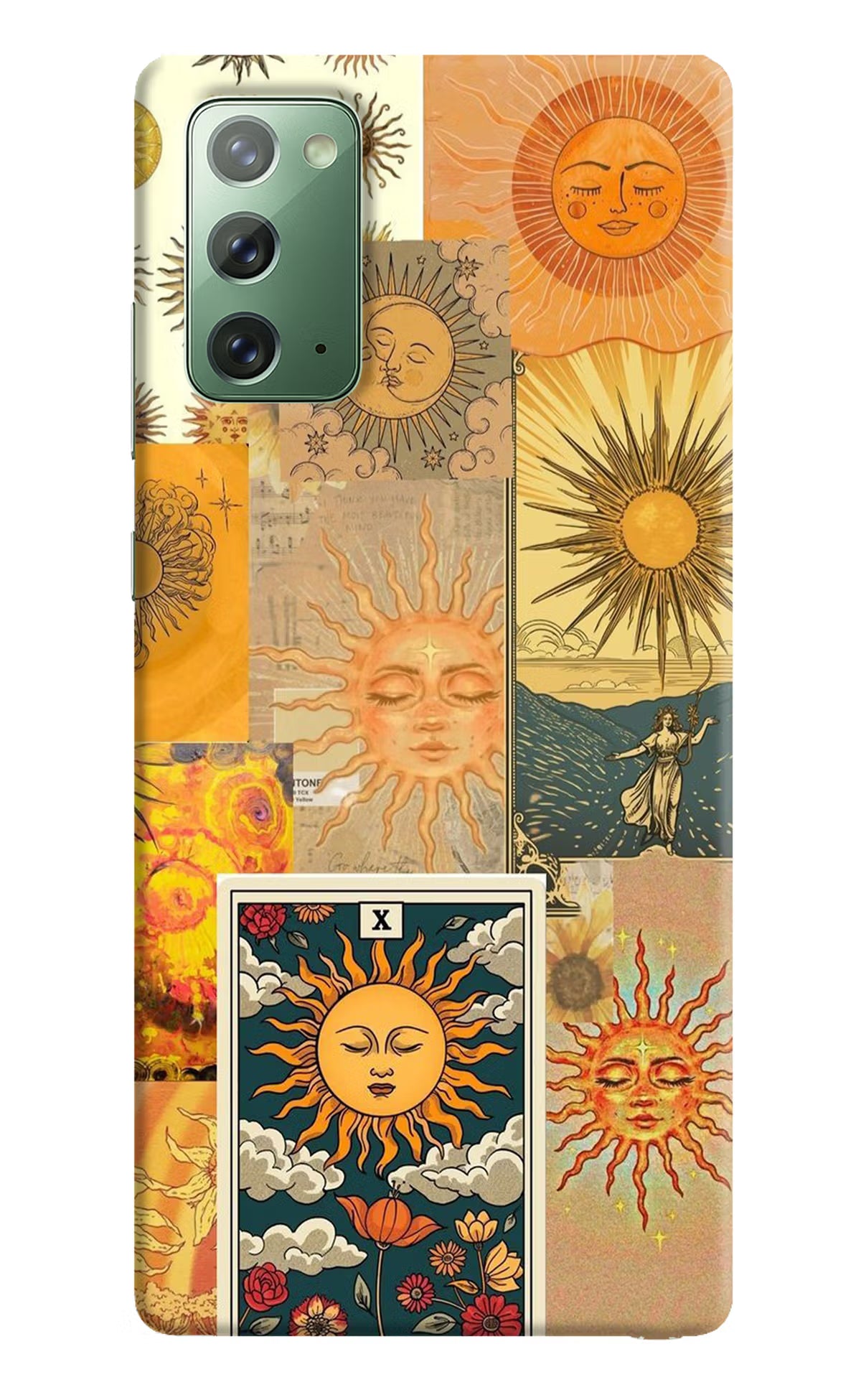 Sun Samsung Note 20 Hard Case Back Cover by Casekaro