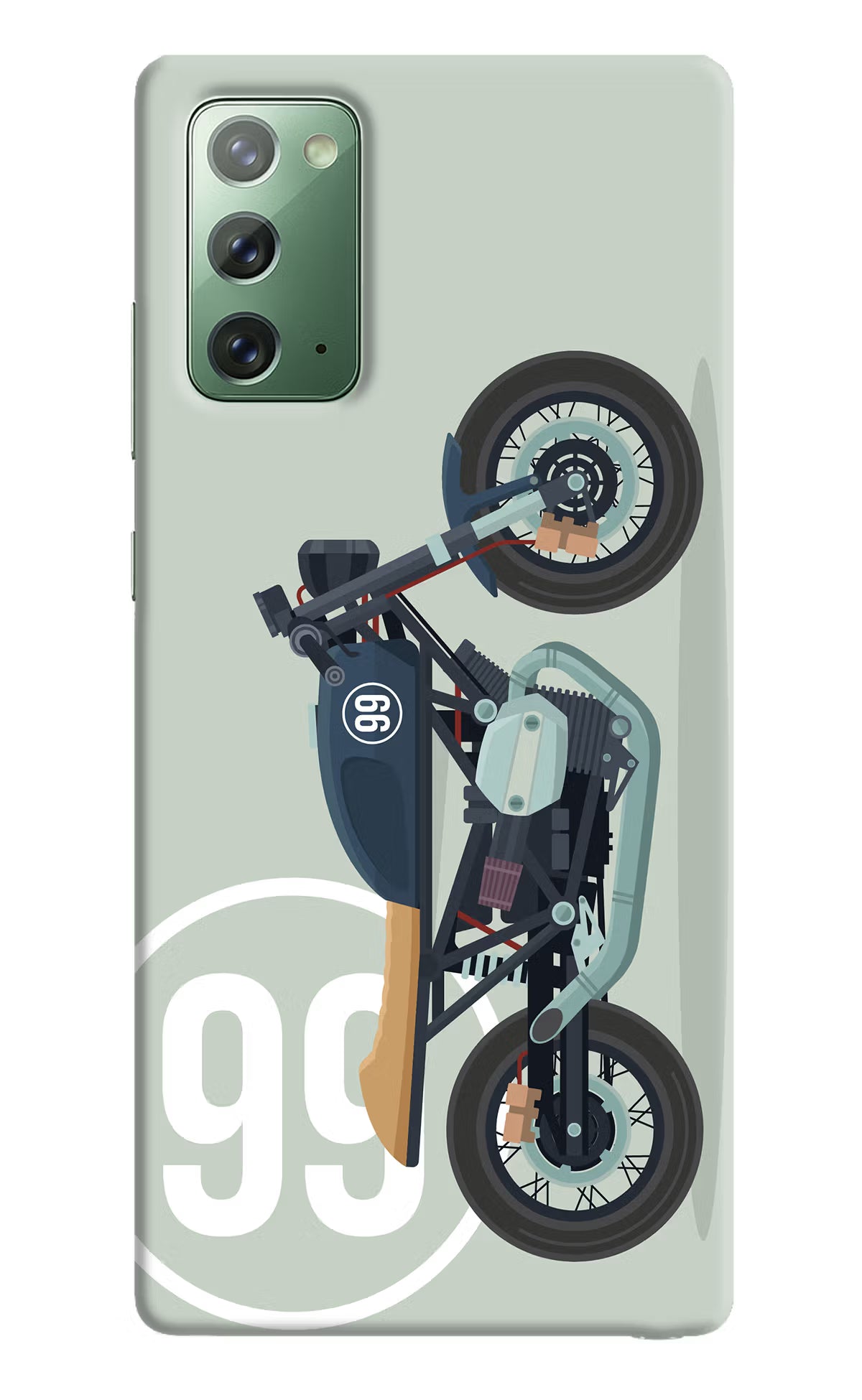 Classic Cafe Racer 99 Samsung Note 20 Hard Case Back Cover by Casekaro