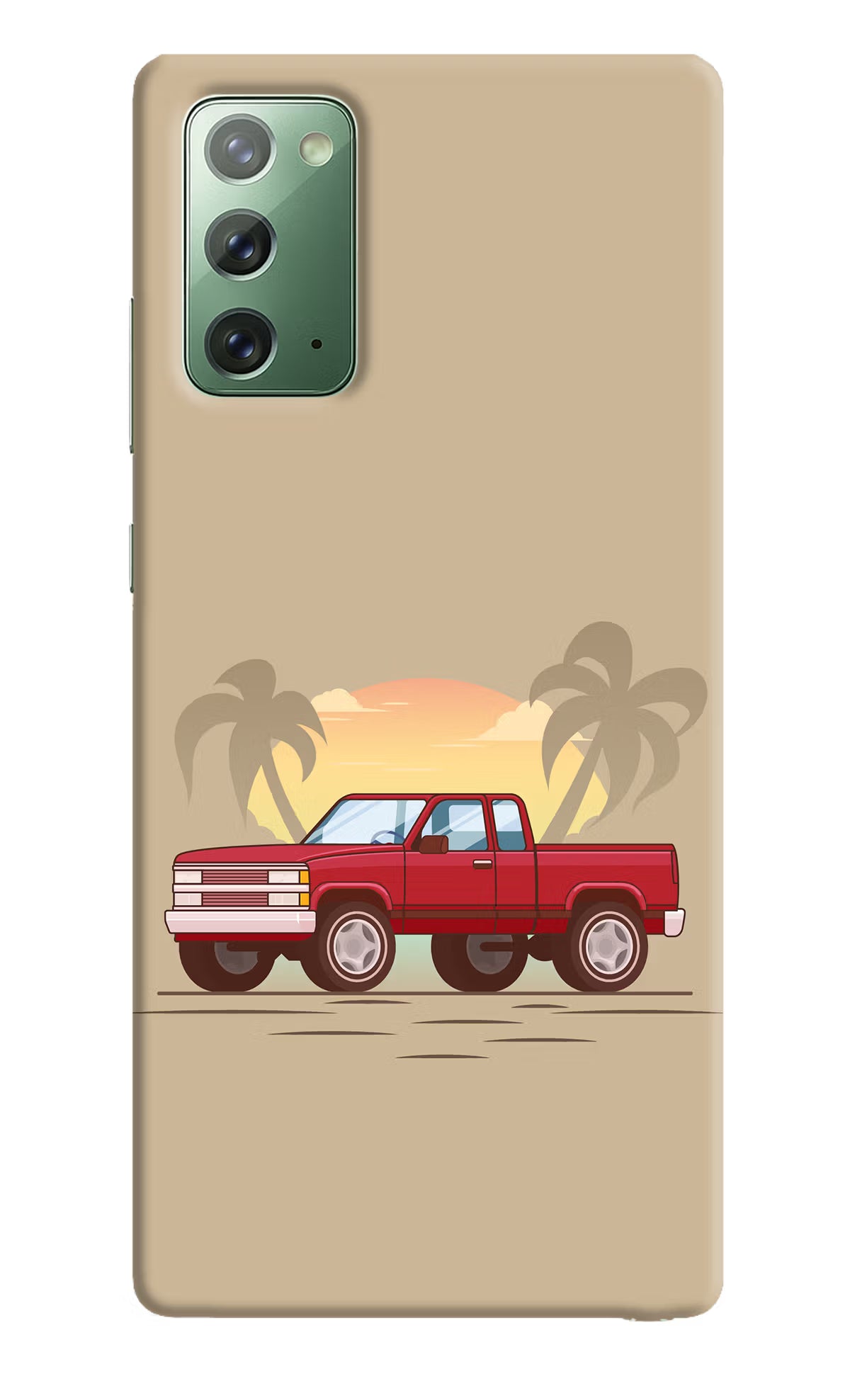 Desert Classic Drive Samsung Note 20 Hard Case Back Cover by Casekaro