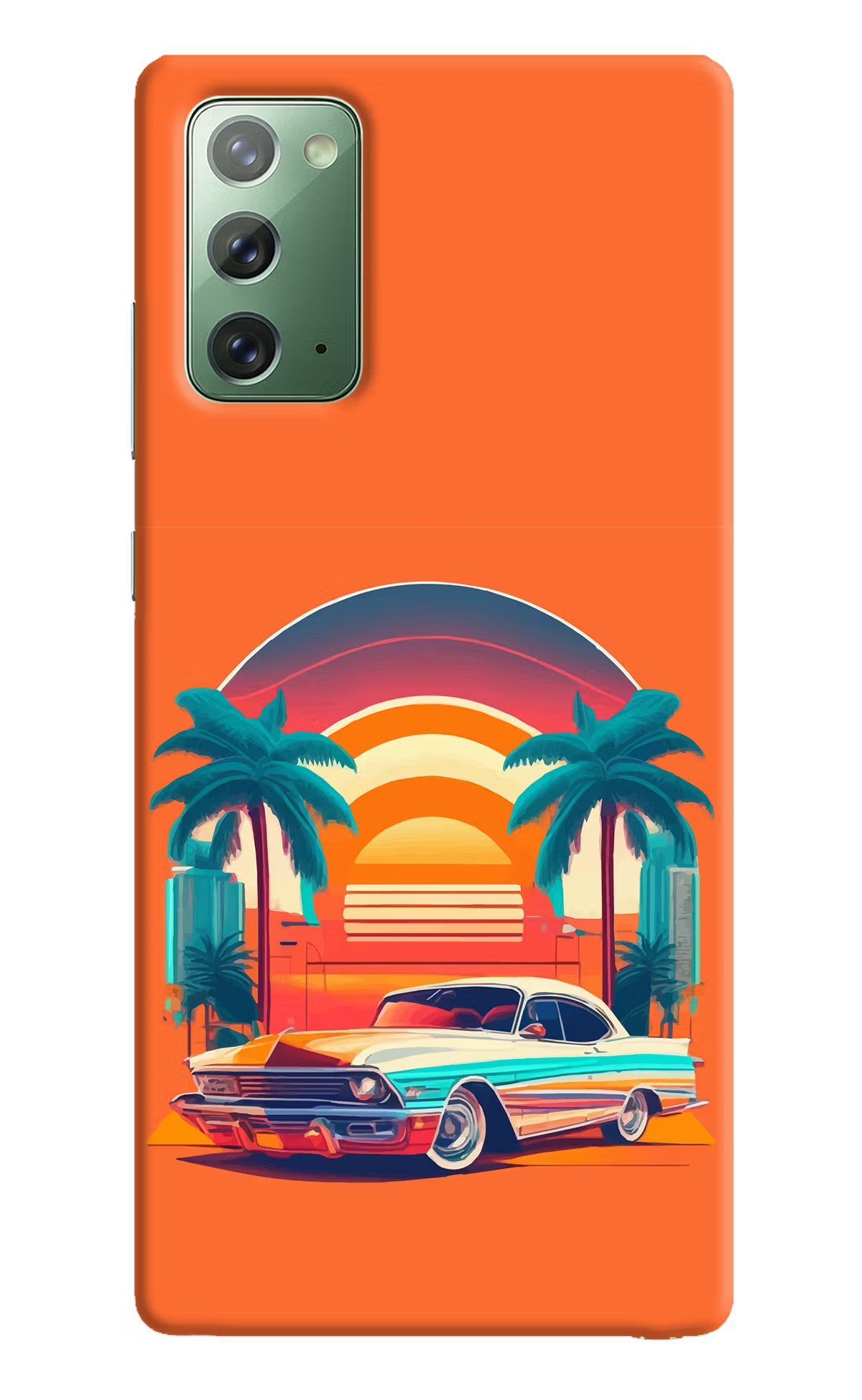 Palm Drive 80s Samsung Note 20 Hard Case Back Cover by Casekaro